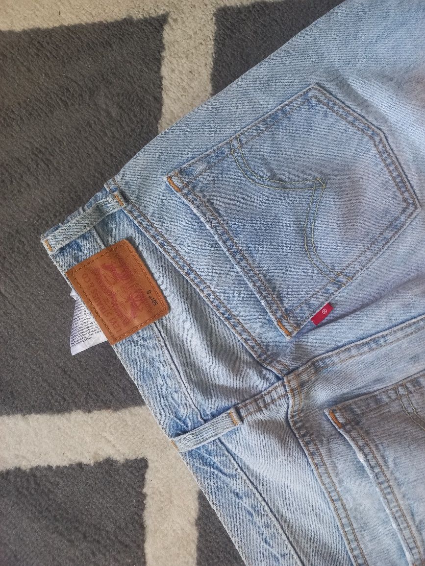 Levis 501 jasne dżinsy jeansy damskie S klasyczne wysoki stan