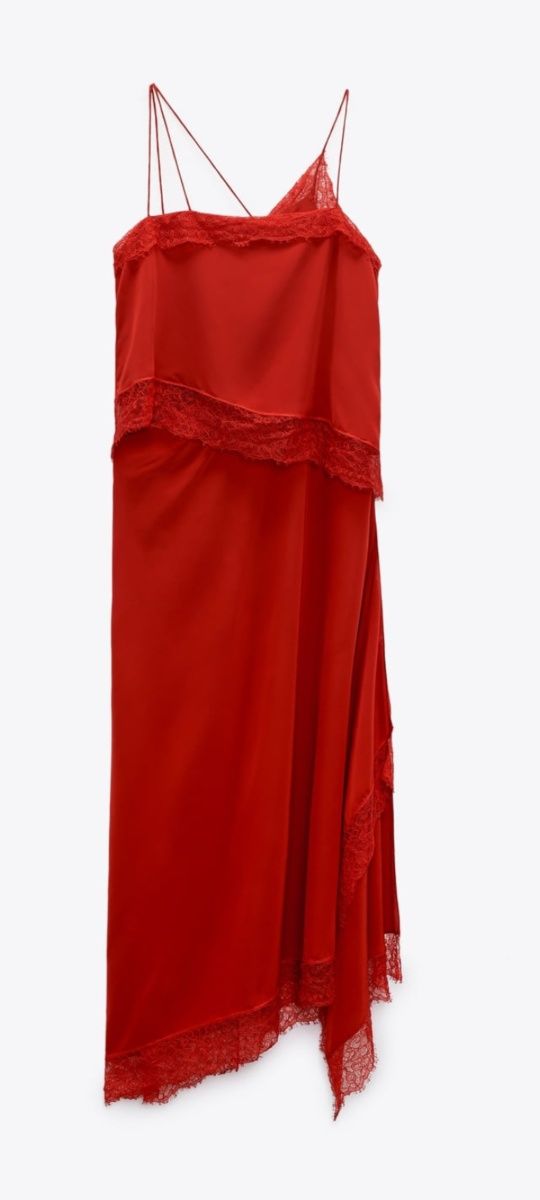 Sukienka w stylu bieliźnianym Zara Edition Limited