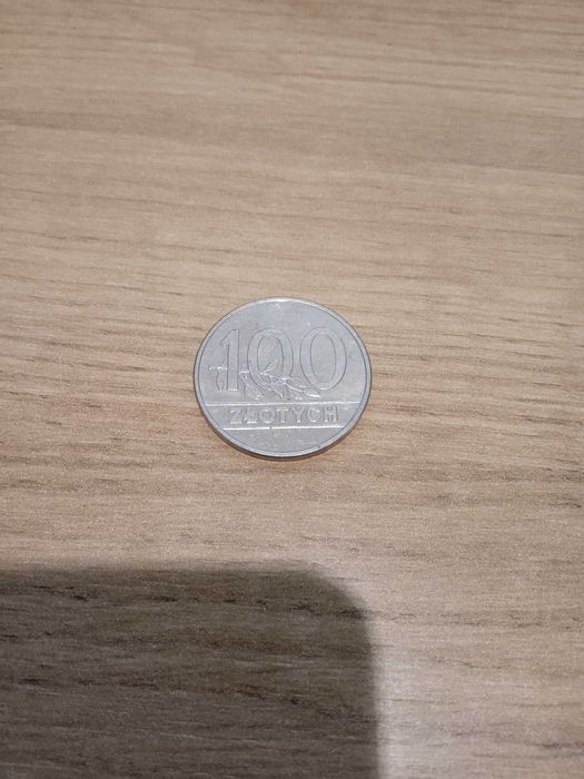 Moneta 100zł złotych z 1990 roku