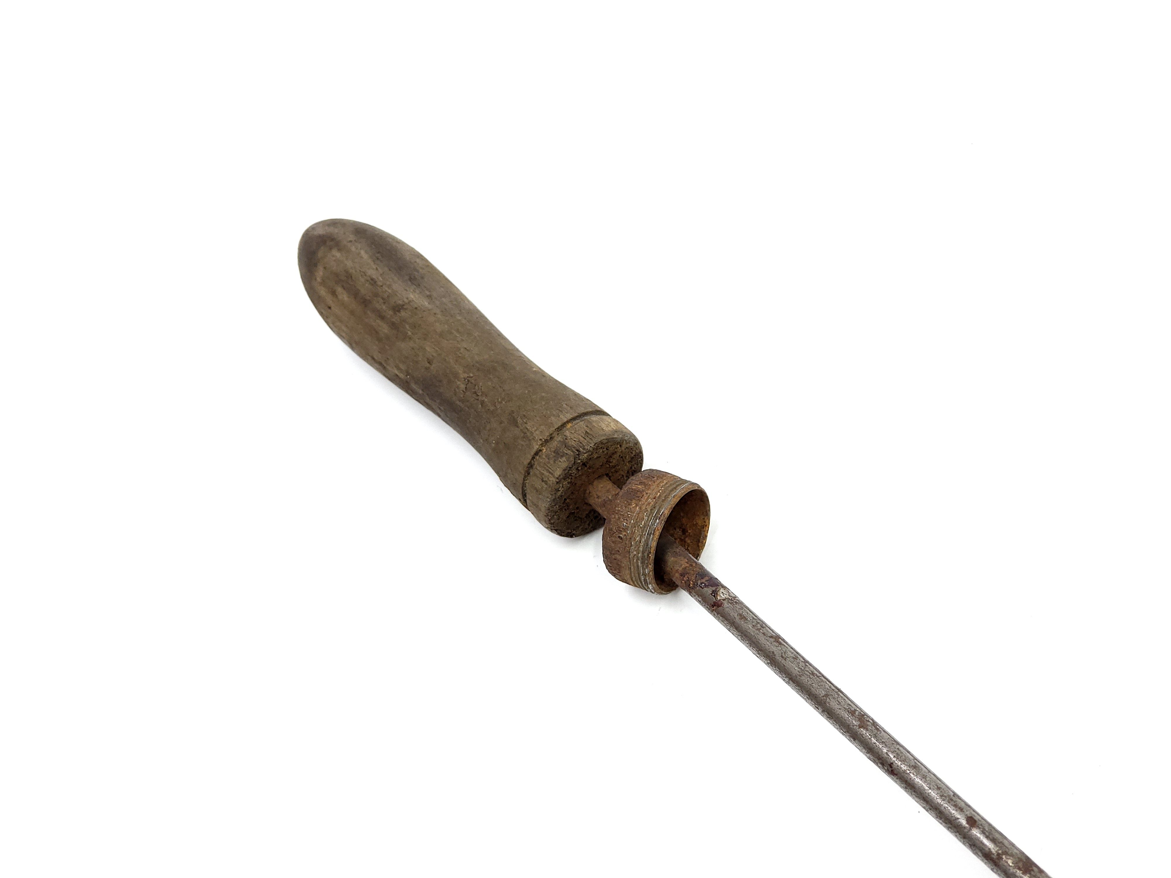 Tłoczek ramię pompki ZZR Romet drewniana rączka PRL 38-39 cm