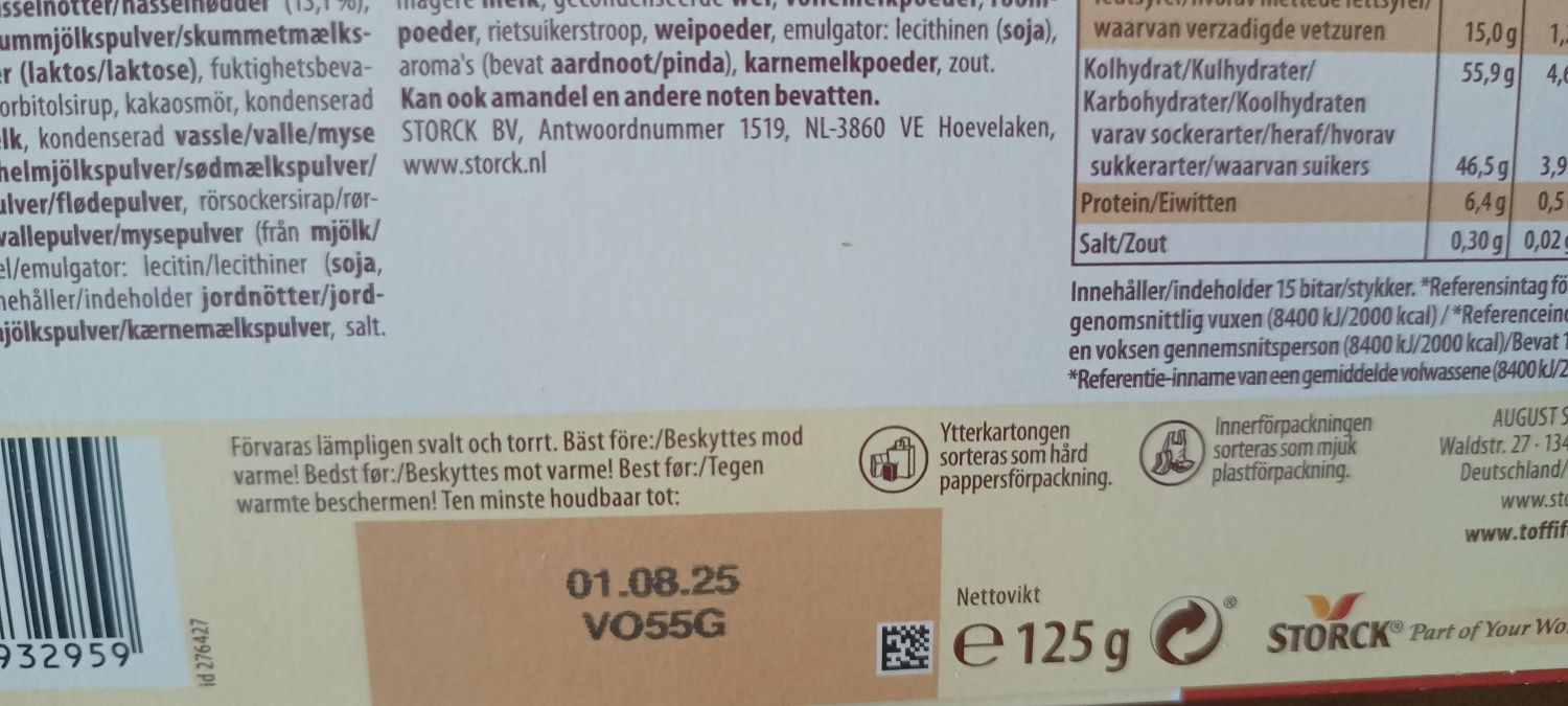 Toffifee mleczne zwykle i białe