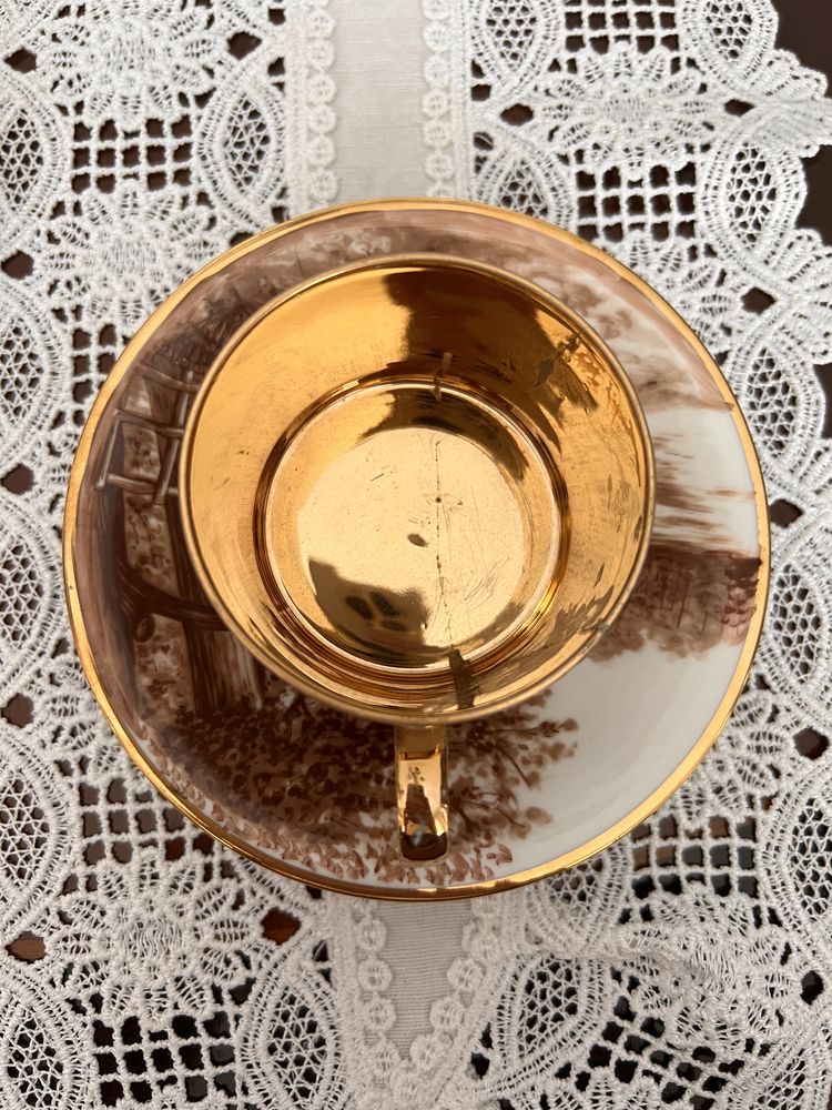 Chávena de café dourada Coimbra