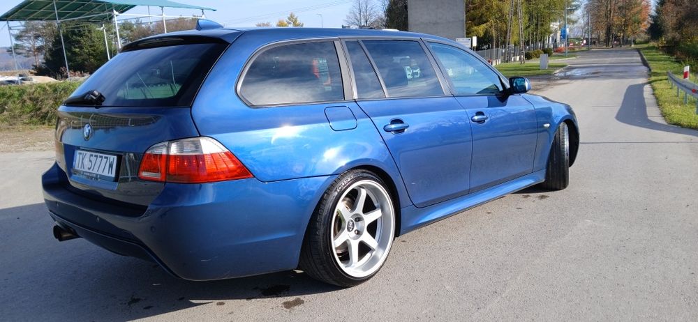 BMW 525 E61 M pakiet x2 Shadowline M57D2 żeliwo ROTA