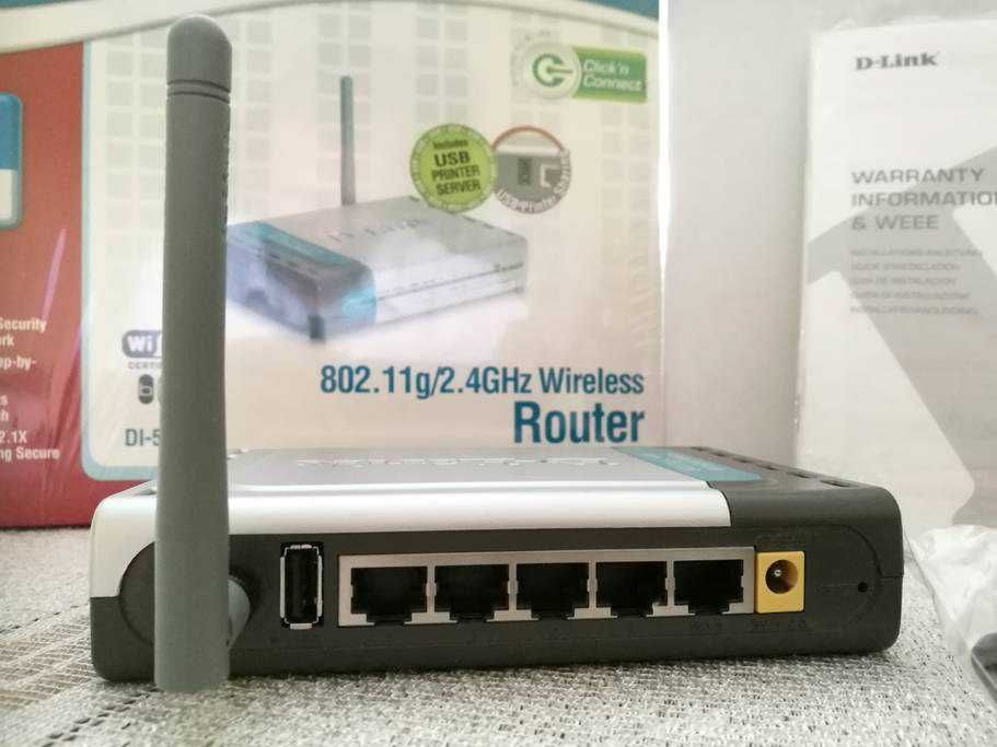 Router bezprzewodowy Wireless D-LINK DI-524 WiFi LAN modem Poznań
