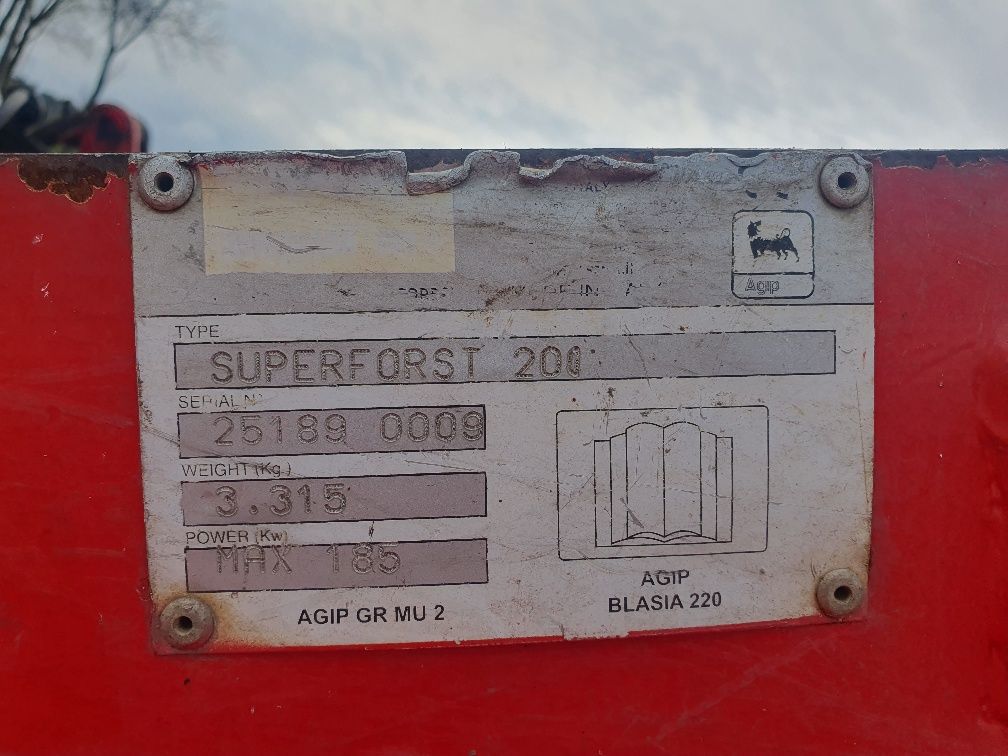 Mulczer leśny frez Seppi Superforst 200 , fae , bugnot 2 metry ,