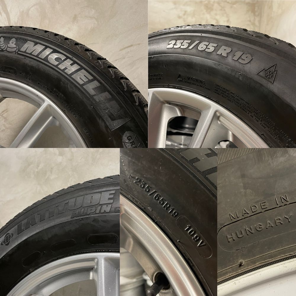 Диски VW T5 T6 BMW X5 Range Rover Sport Vogue R19 235/65 Michelin