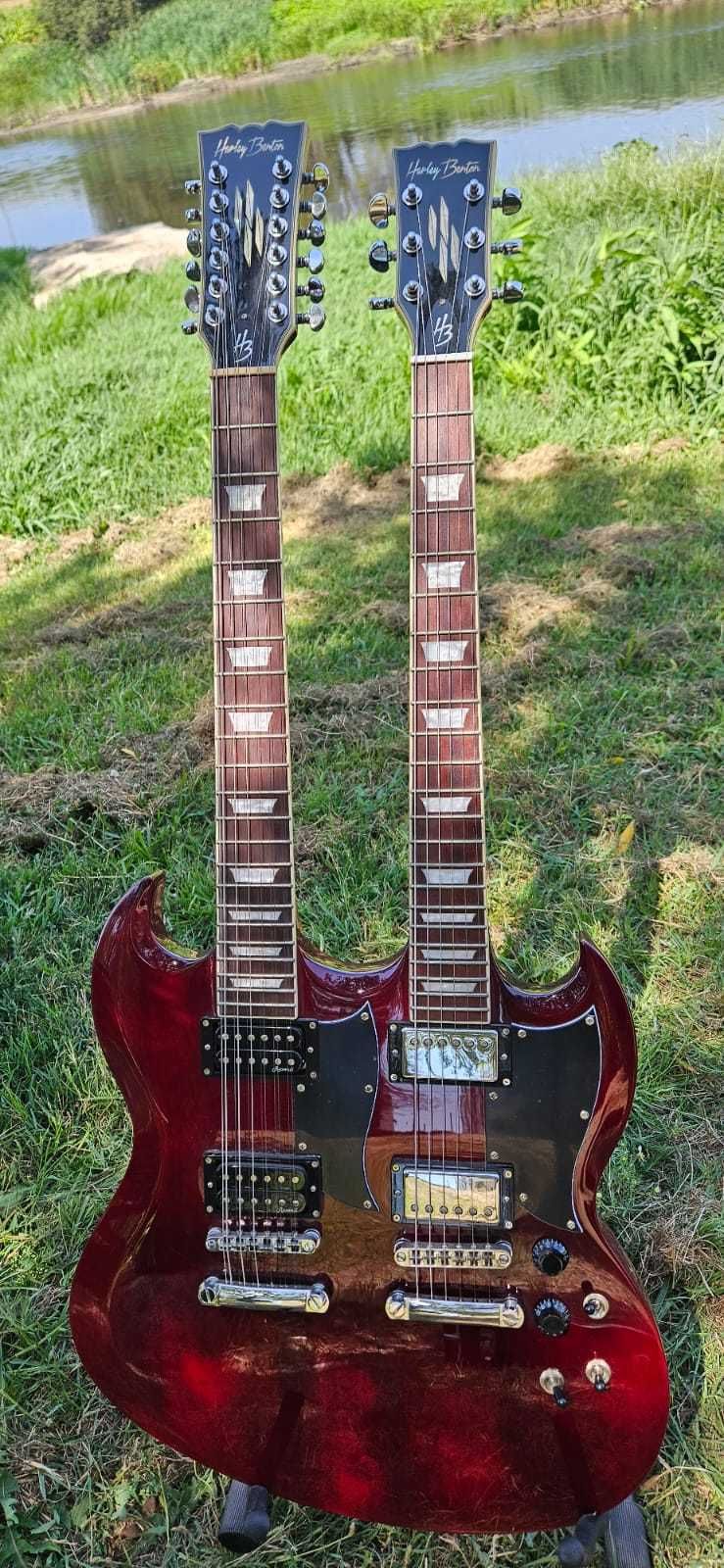 Harley Benton DC-Custom 612 Cherry
