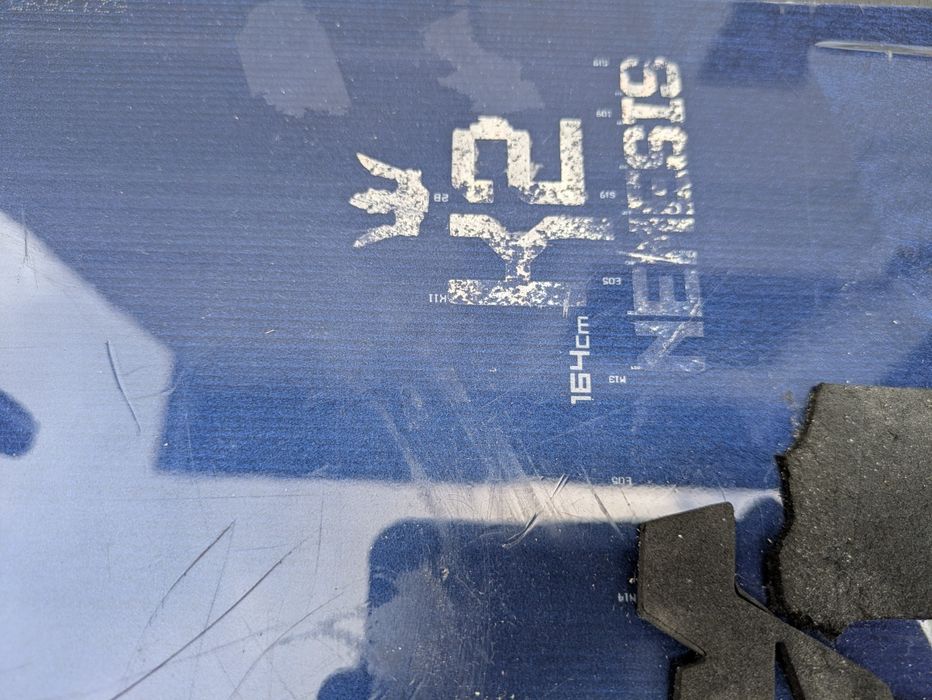 K2 Nemesis 164 duża długa deska snowboardowa snowboard wiązania XL