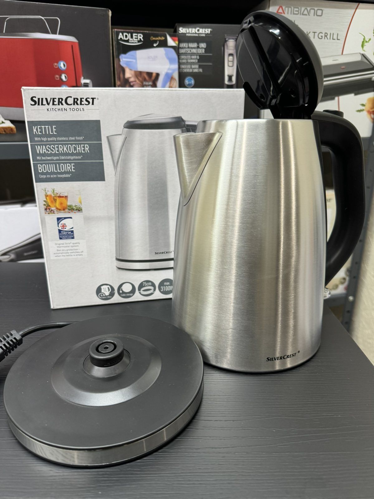 Чайник електричнийSilverCrest SWKE 3100 1.7 л 3100 Вт. Німеччина!