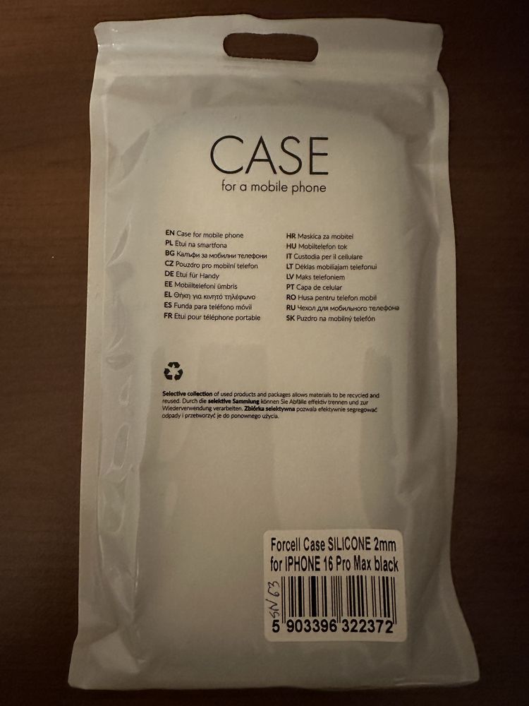 Silikonowe etui iphone 16 Pro Max+ szkło