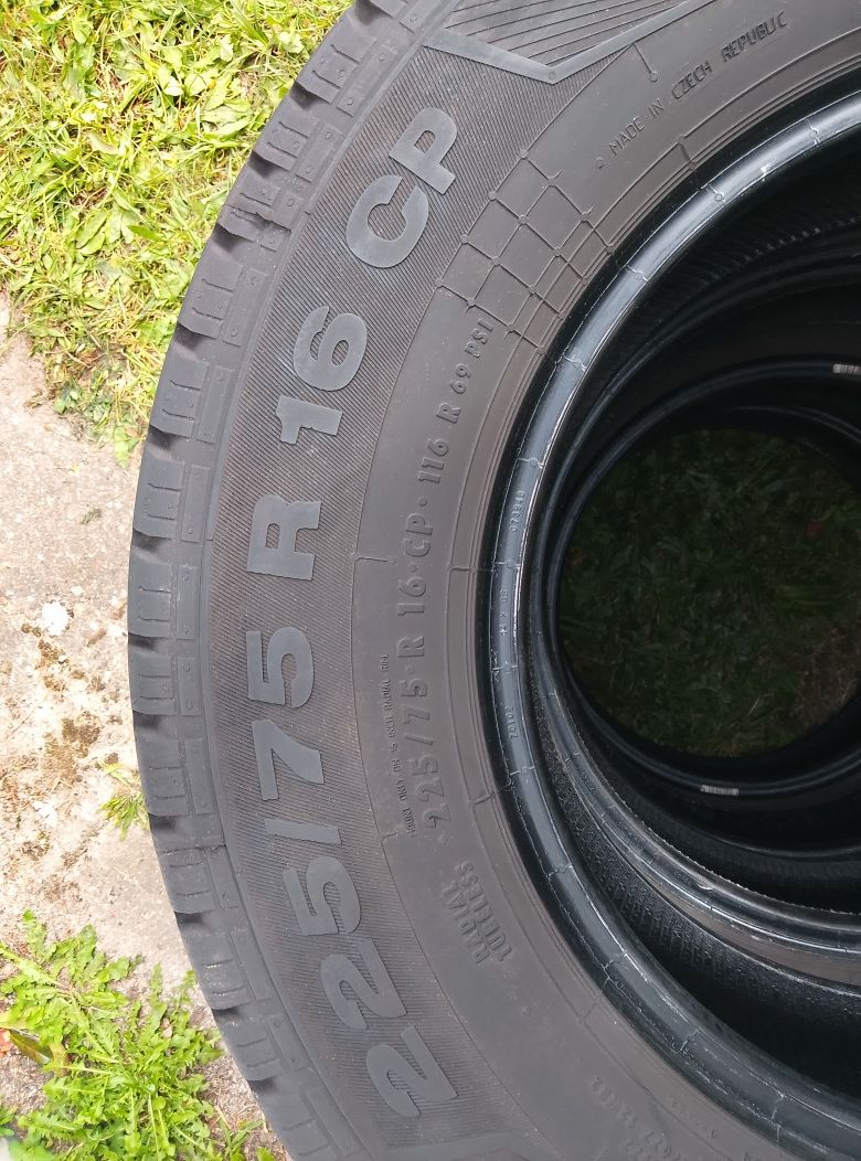 4 Opony BUS Continental Van Camper 225/75 R16 C P