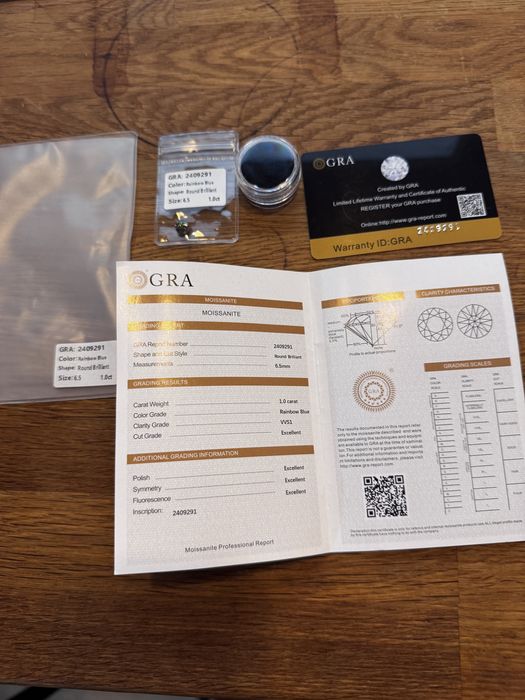 Brylant / Diament / Moissanit 1.0ct