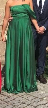 Designer dress Verde esmeralda