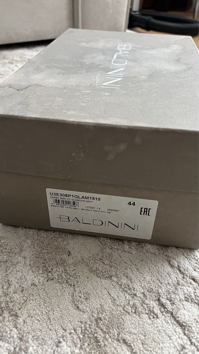 Чоловічі туфлі.Темно-синій колір.Бренд.Балдініні(Baldinini)44 розмір