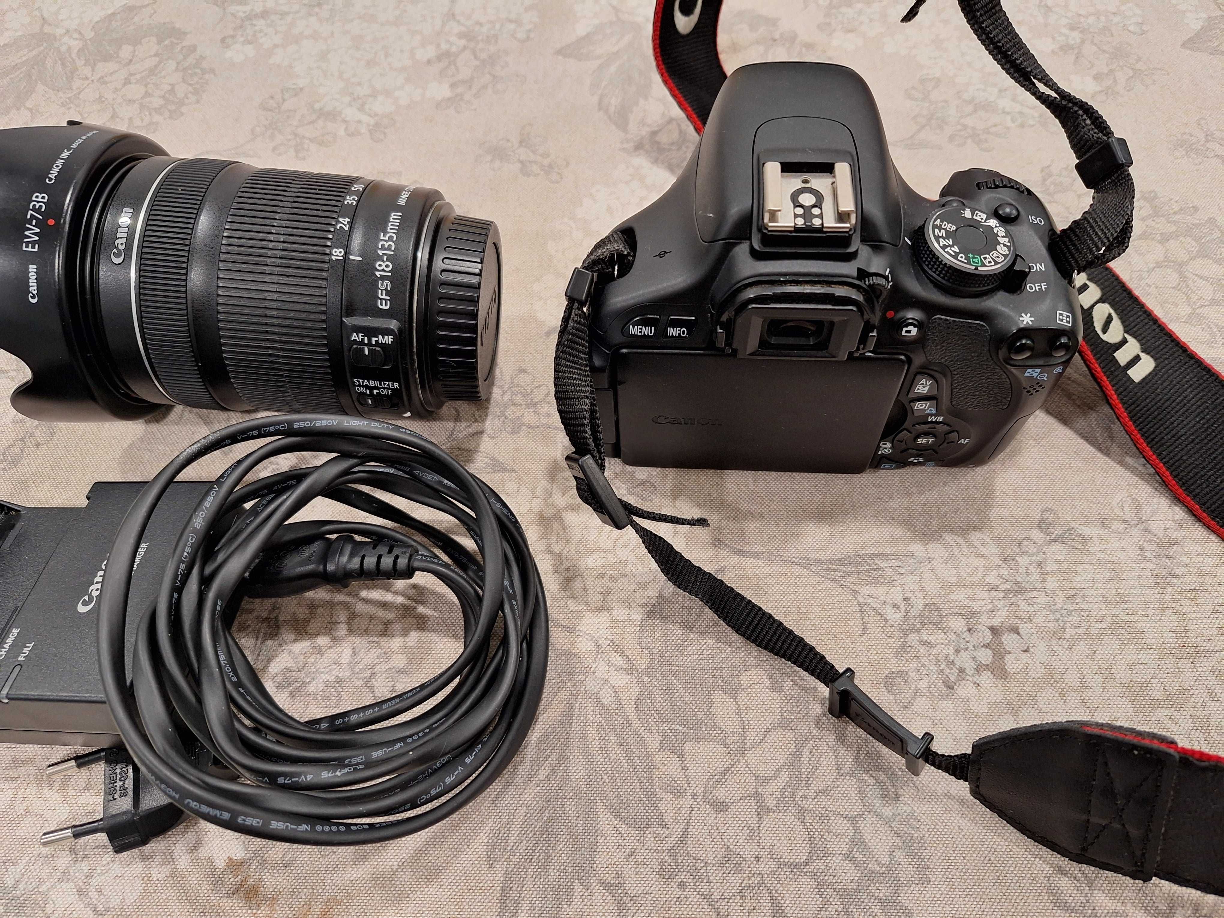 Canon 600D + Lente EF 18-135MM