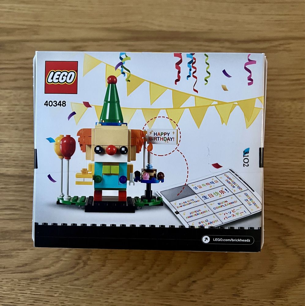 LEGO® 40348 BrickHeadz - Klaun z urodzinowego przyjęcia
