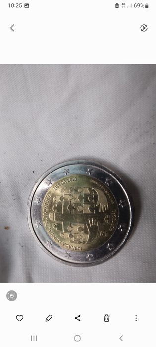 Moeda comemorativa mundial da juventude 2023