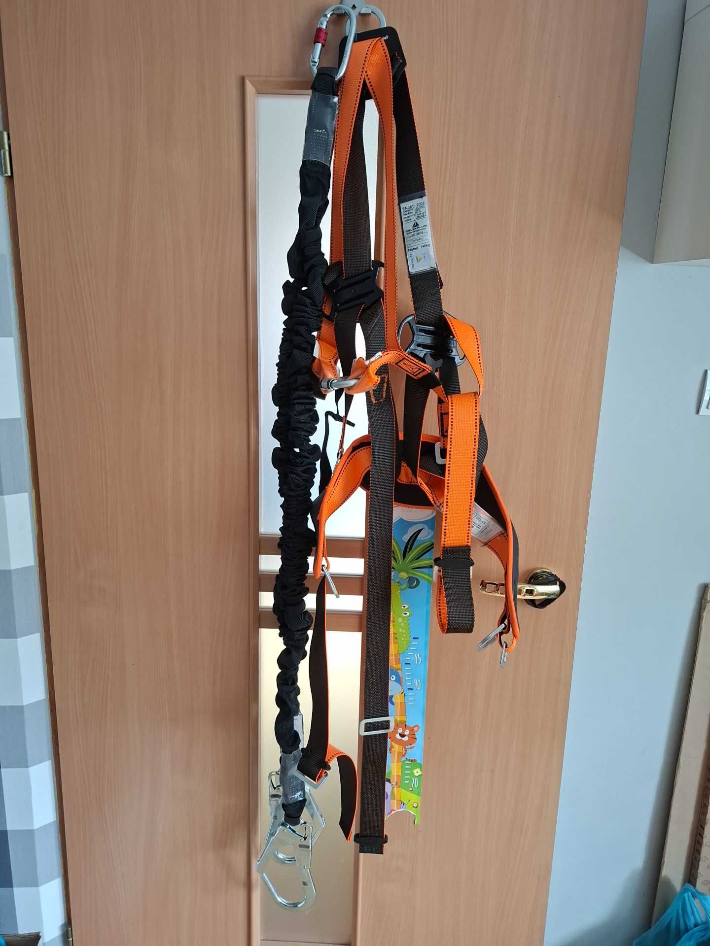 Szelki bezpieczeństwa XL/XXL + lina asekuracyjna + gratis