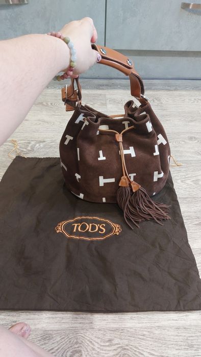 Фірмова шкіряна сумка Tod's