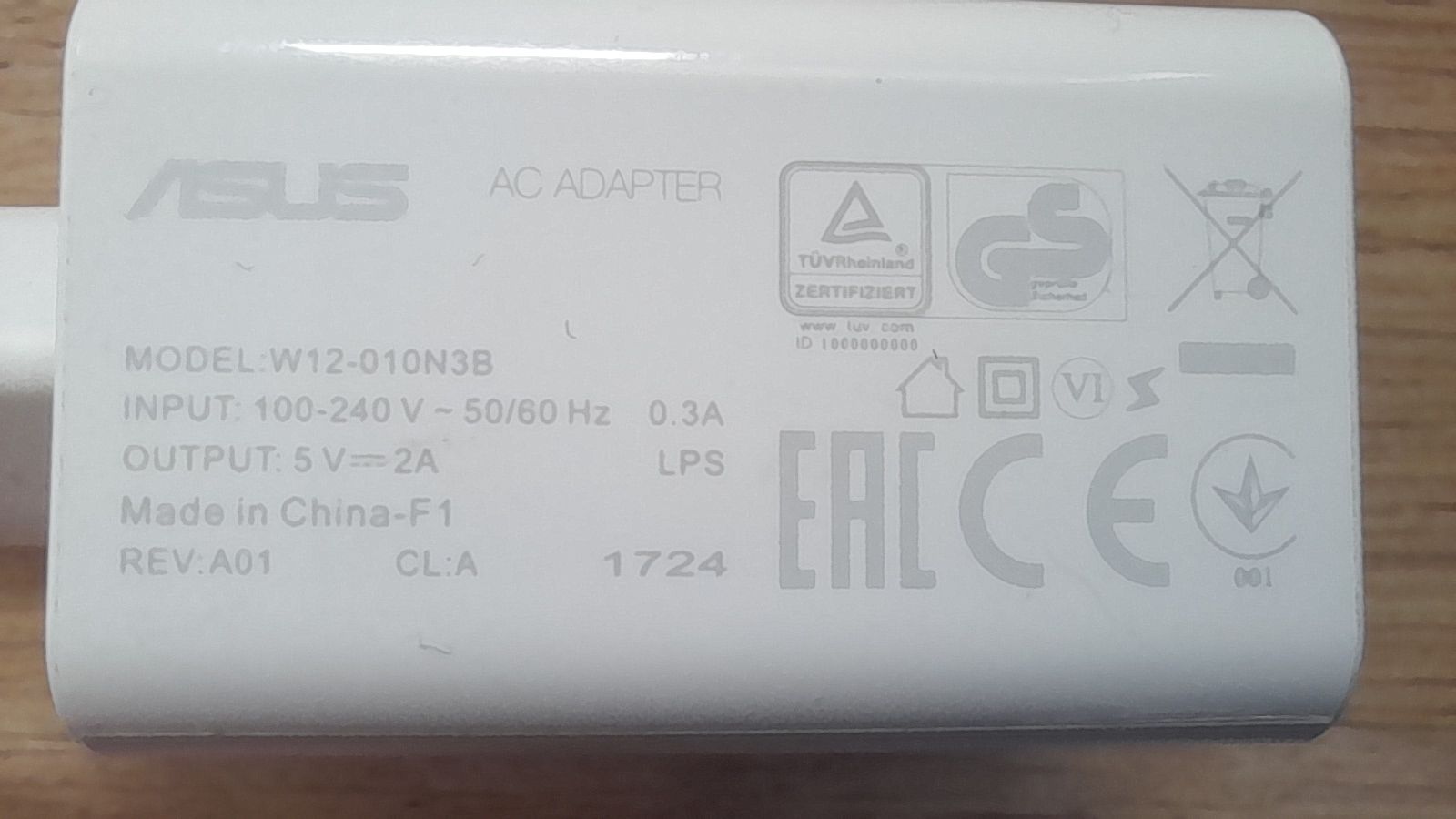 Kostka ładowarka ASUS telefon tablet komputer
