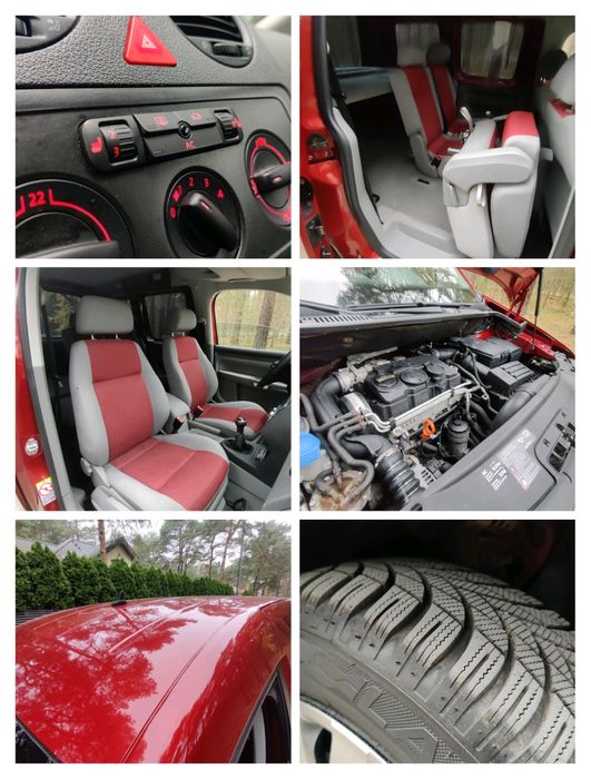 Volkswagen Caddy 1.9TDI Hak  Klimatyzacja ! Bez Korozji !
