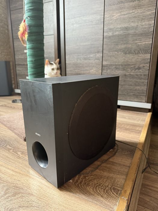 Subwoofer sony sprawny + wzmacniacz i glosnik
