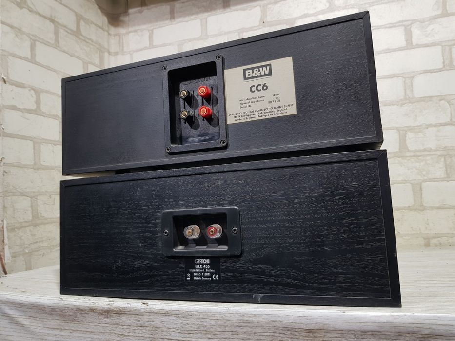 Центральний канал CANTON GLE 455,B&W CC6, потужність 140/120 Вт,б/у
