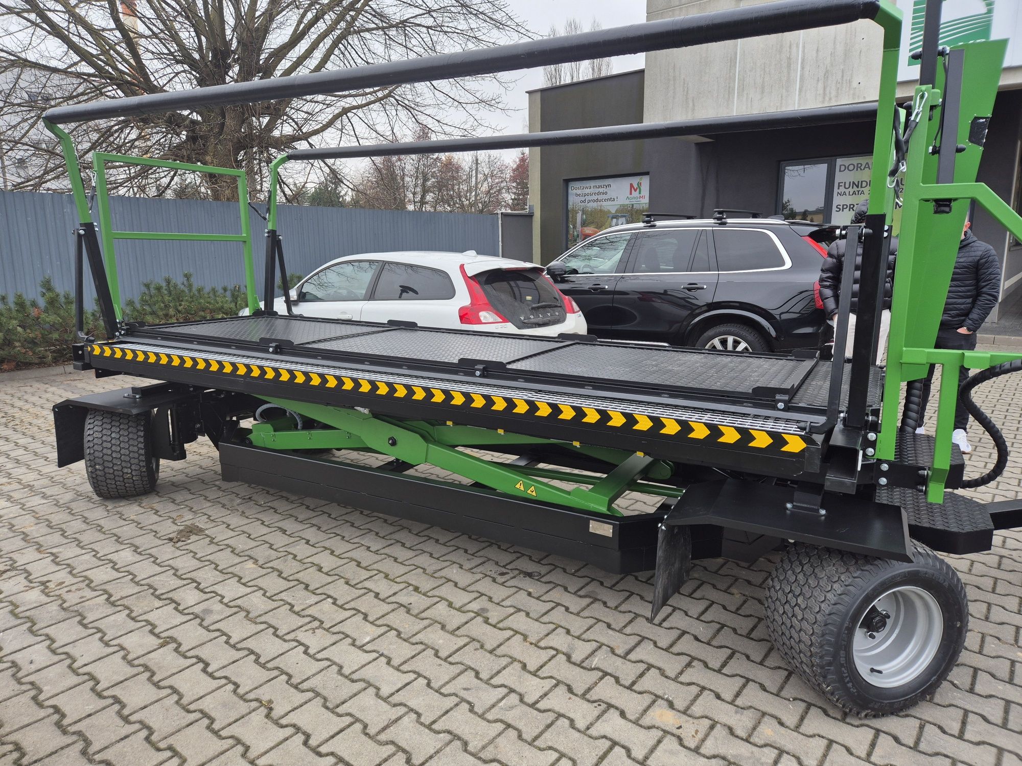 Platforma sadownicza 3 paletowa