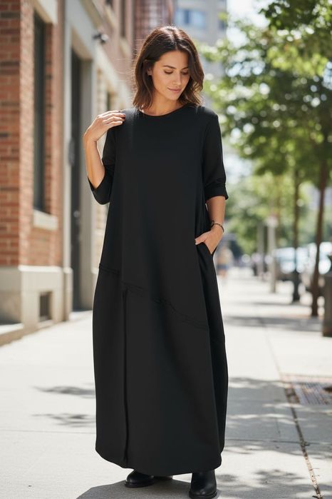 Sukienka damska czarna Wendy Trendy hitowy model