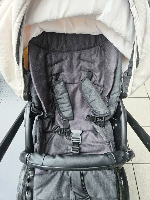 Коляска Bair next soft 2 в 1 бежевого кольору