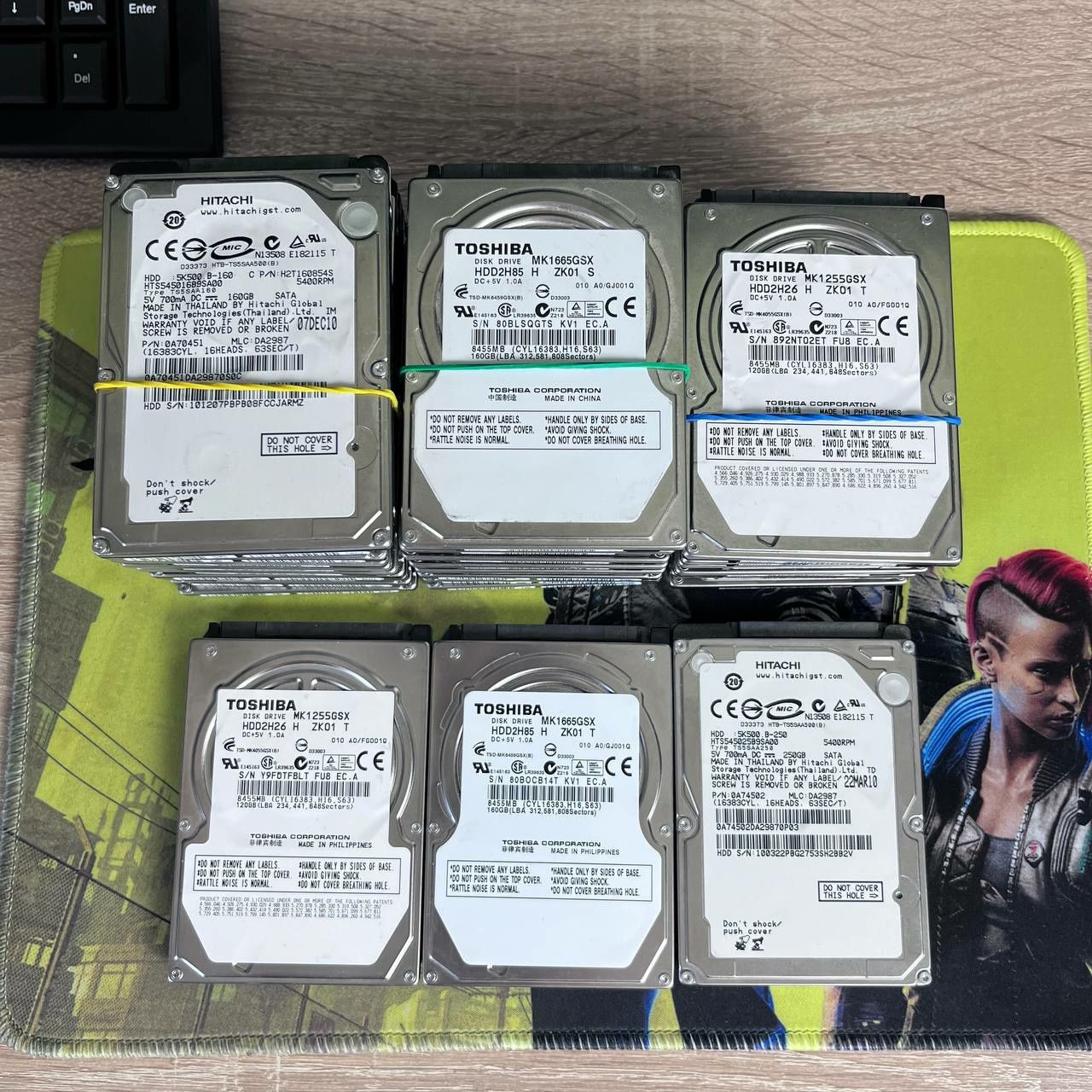 Жорсткі диски HDD 120 / 160 / 250 ГБ