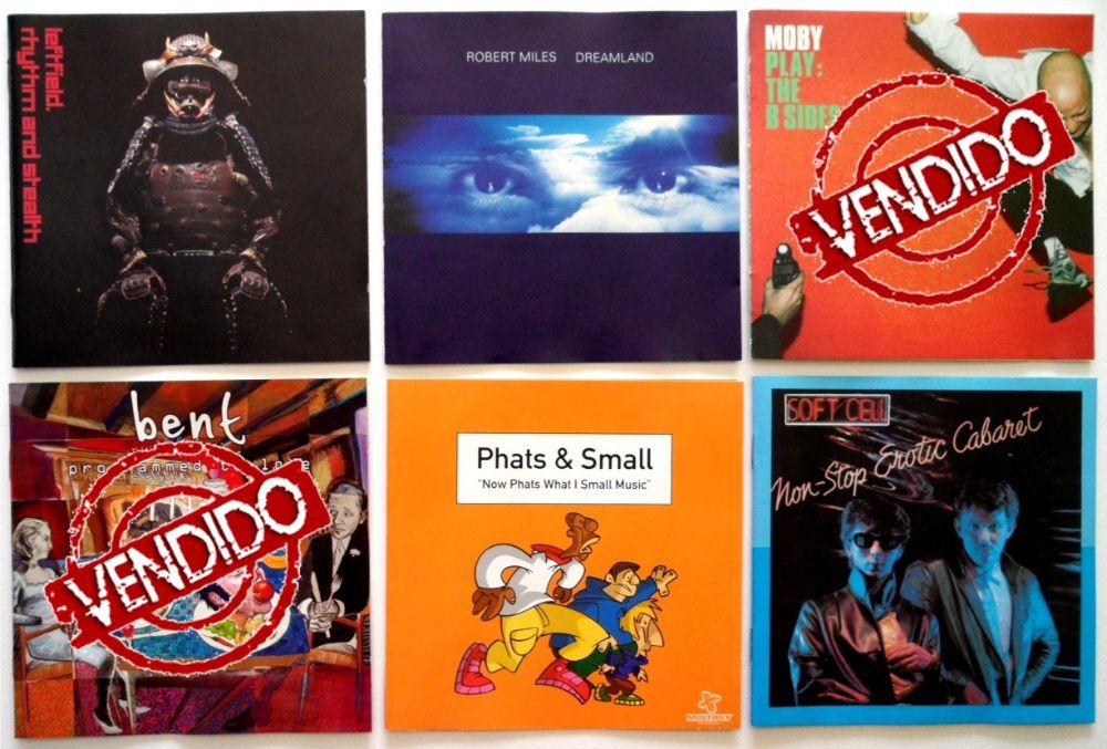 CD's Pop, Electro Pop, Synth Pop (individualmente ou em lote)