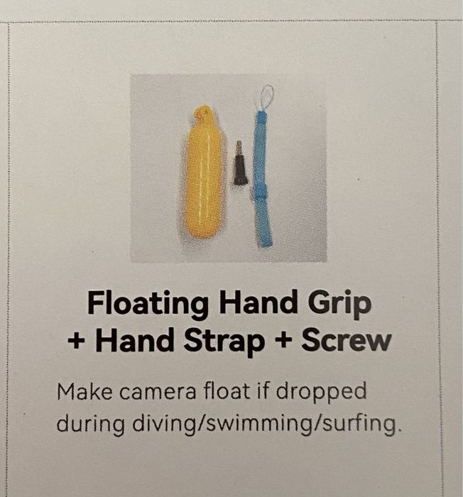 Suporte Flutuante GoPro, DJI Osmo, Insta 360