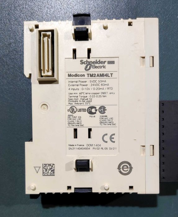 Schneider Modicon Carta