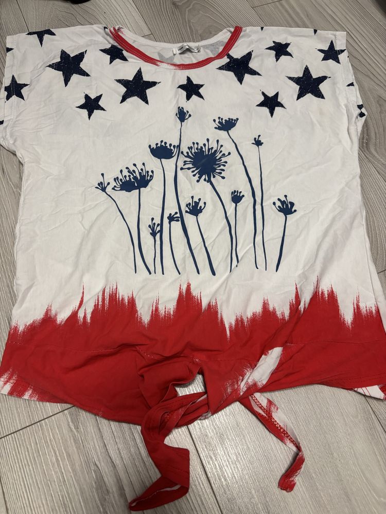 Bawełniana bluzka T-shirt damski