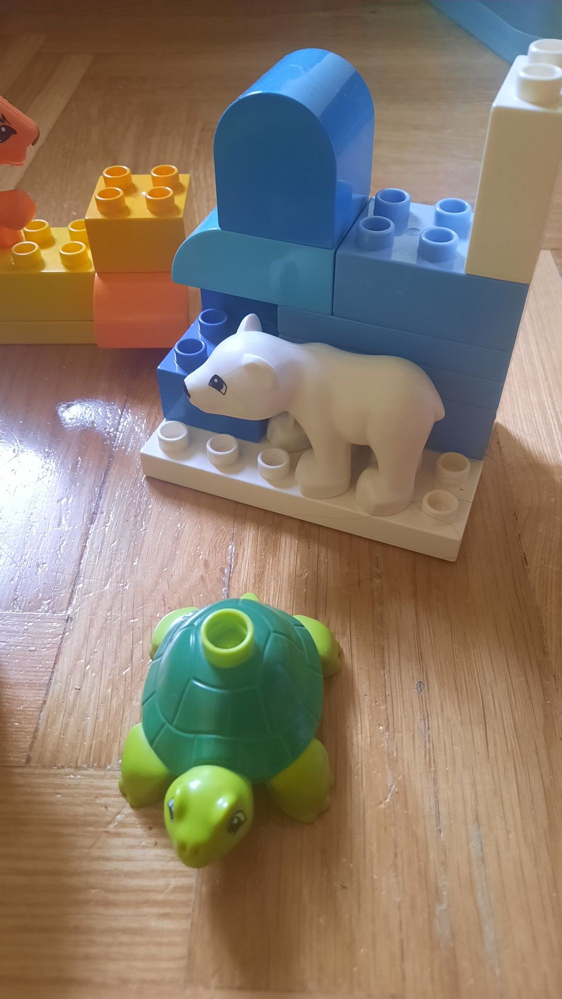 Duplo mini zoo panda +małe zwierzęta