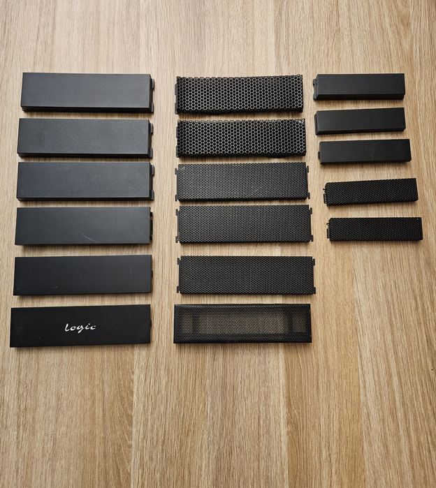 Zaślepki do obudów PC 5.25 3.5 cala SilentiumPc, CoolerMaster, Logic