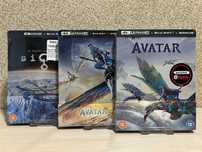 Steelbook 4K Ultra HD Blu-ray Аватар 1-2 / Шестое чувство / Знаки