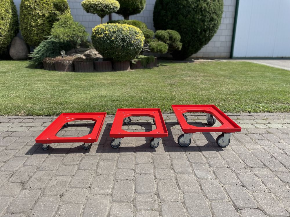 Wózek transportowy NOWE z ABS  410x610mm do skrzynek