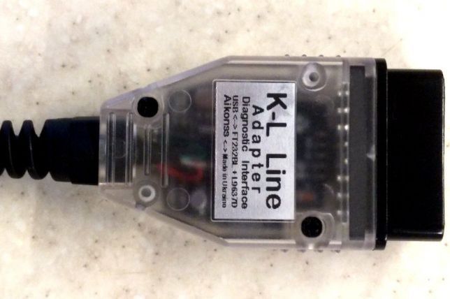 Качественный USB KKL Line адаптер FT232BL L9637D K-Line OBD2 VCDS FTDI