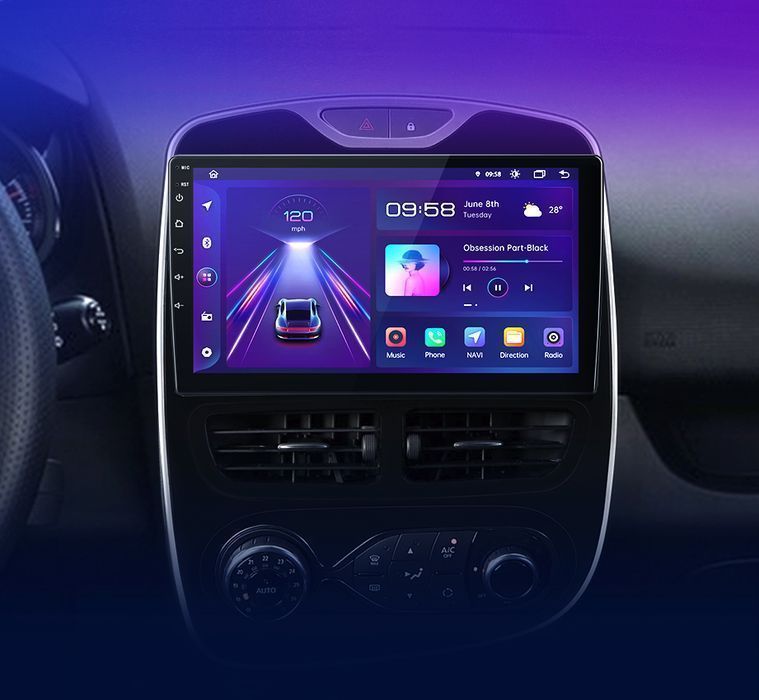 Nawigacja Renault Clio 4 ZOE 16-19 CarPlay Android Plus (6GB 128GB)A