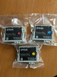 Tusz do drukarki Epson T0552-T0554 (3 kolory)