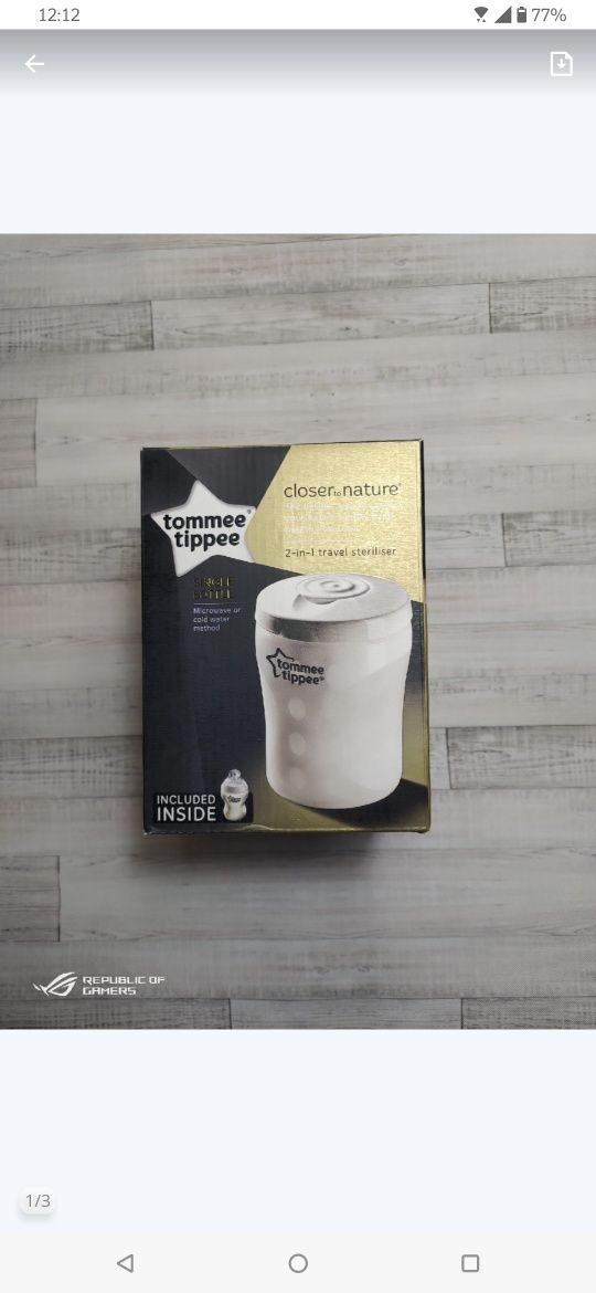 Nowy sterylizator do butelek Tommee Tippee