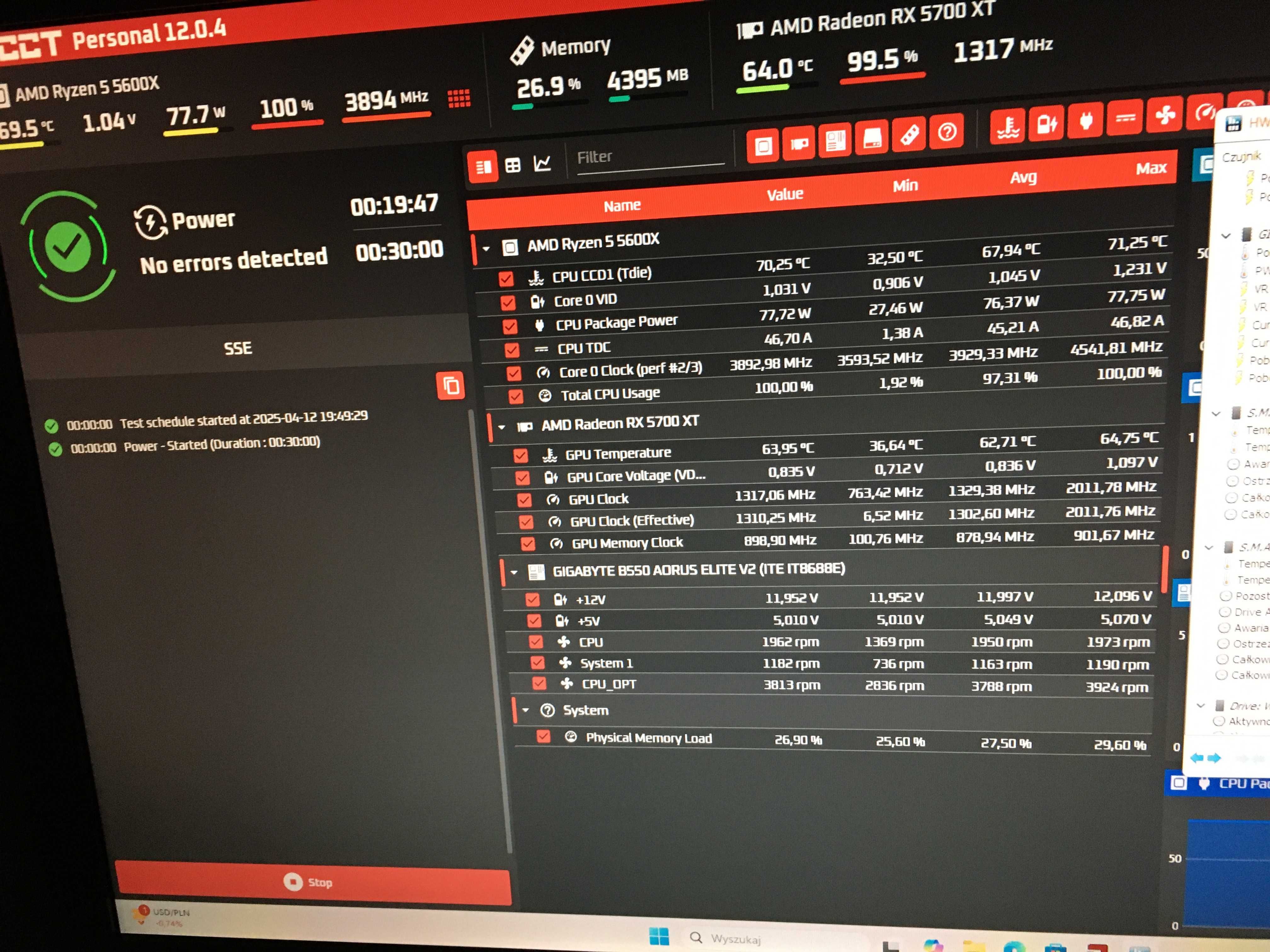 Komputer RYZEN 5 5600X | RX 5700XT | 16GB RAM | M2 512GB*OPIS*