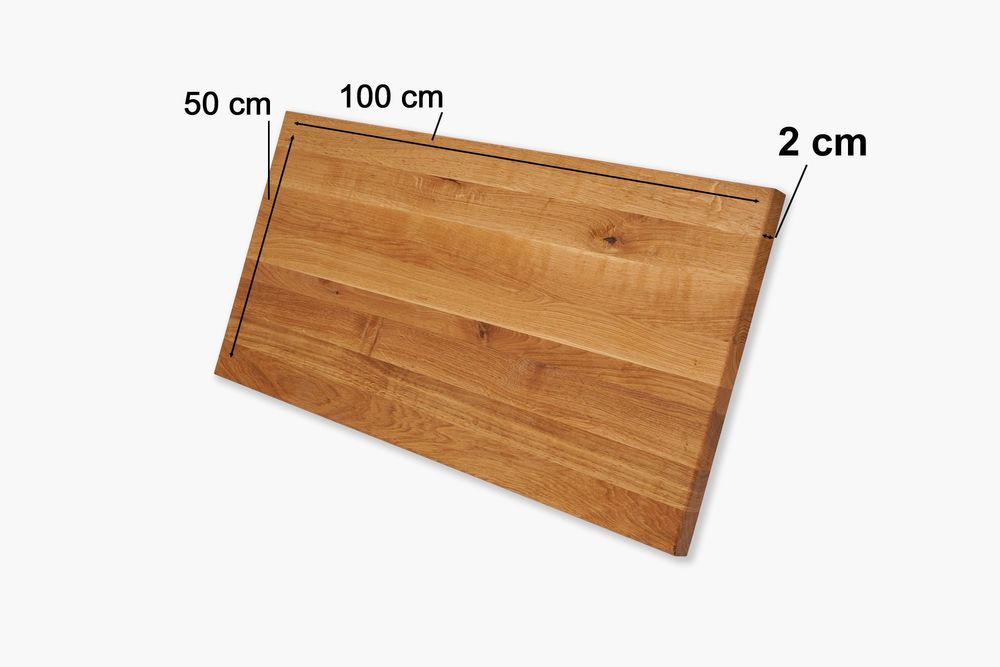 blat dębowy na ławę 50x100