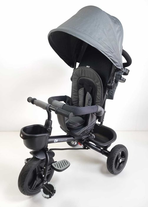 NOWY Rowerek trójkołowy KINDERKRAFT AVEO MALACHITE GREY 9msc+ szary