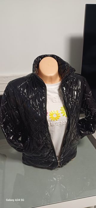 Kurtka lakierowana damska