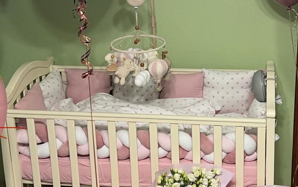 Дитячий матрац(Baby Veres). Захисні бортики, ковдра, постільна білизна