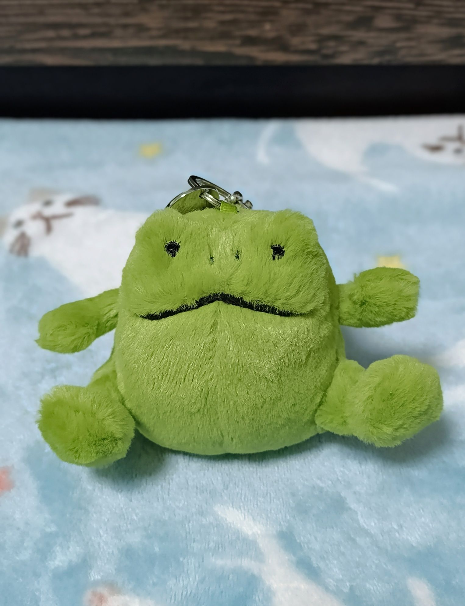 Мягкая игрушка брелок жаба Jellycat Ricky Rain Frog, лягушка, подвеска