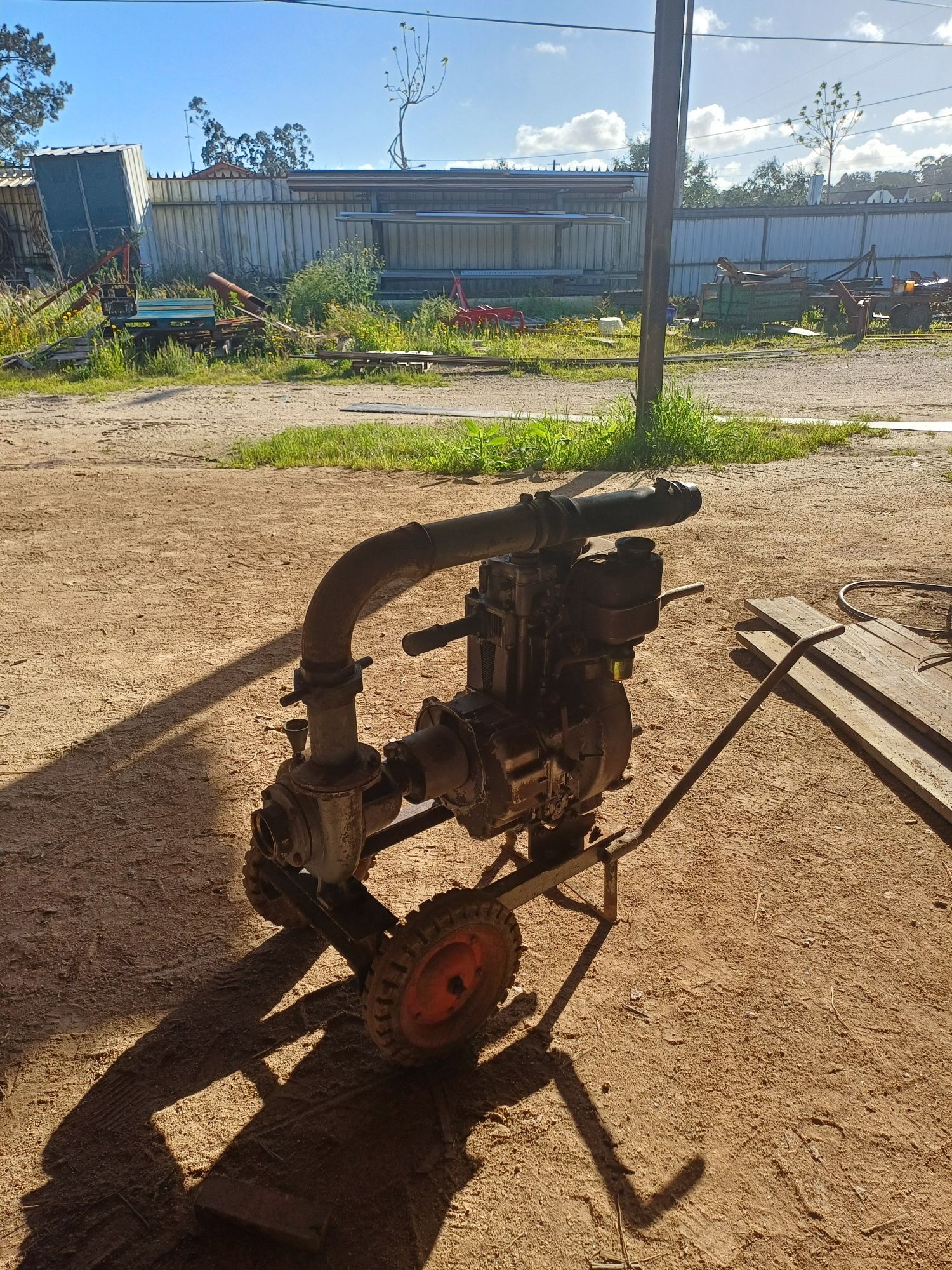 Motor de rega bernard a gasóleo com bomba de 2,5 polegadas